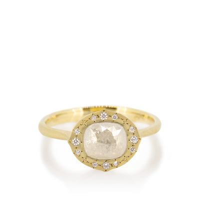 ROSE CUT DIAMOND RING