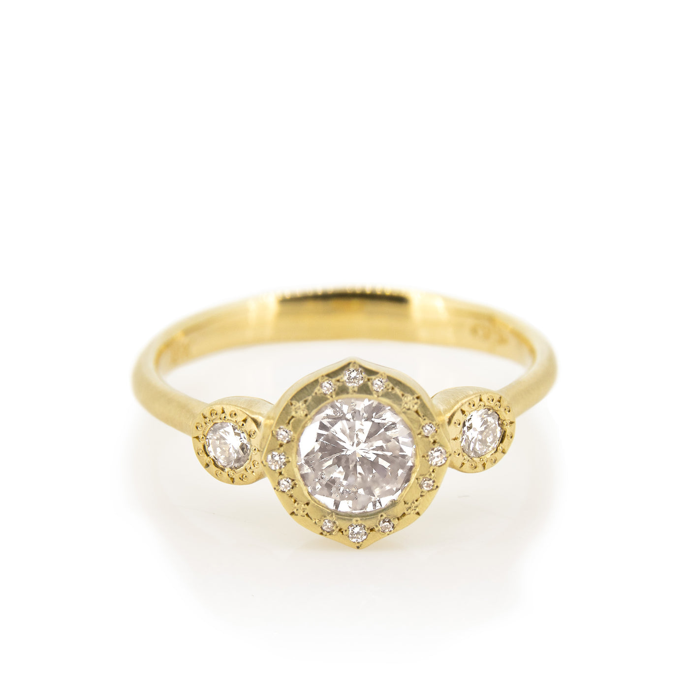 Horizon Three Stone Ring