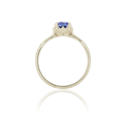 Sapphire Cushion Rosebud