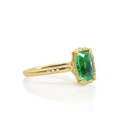 Cushion Lotus Ring