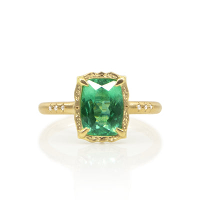 Cushion Lotus Ring