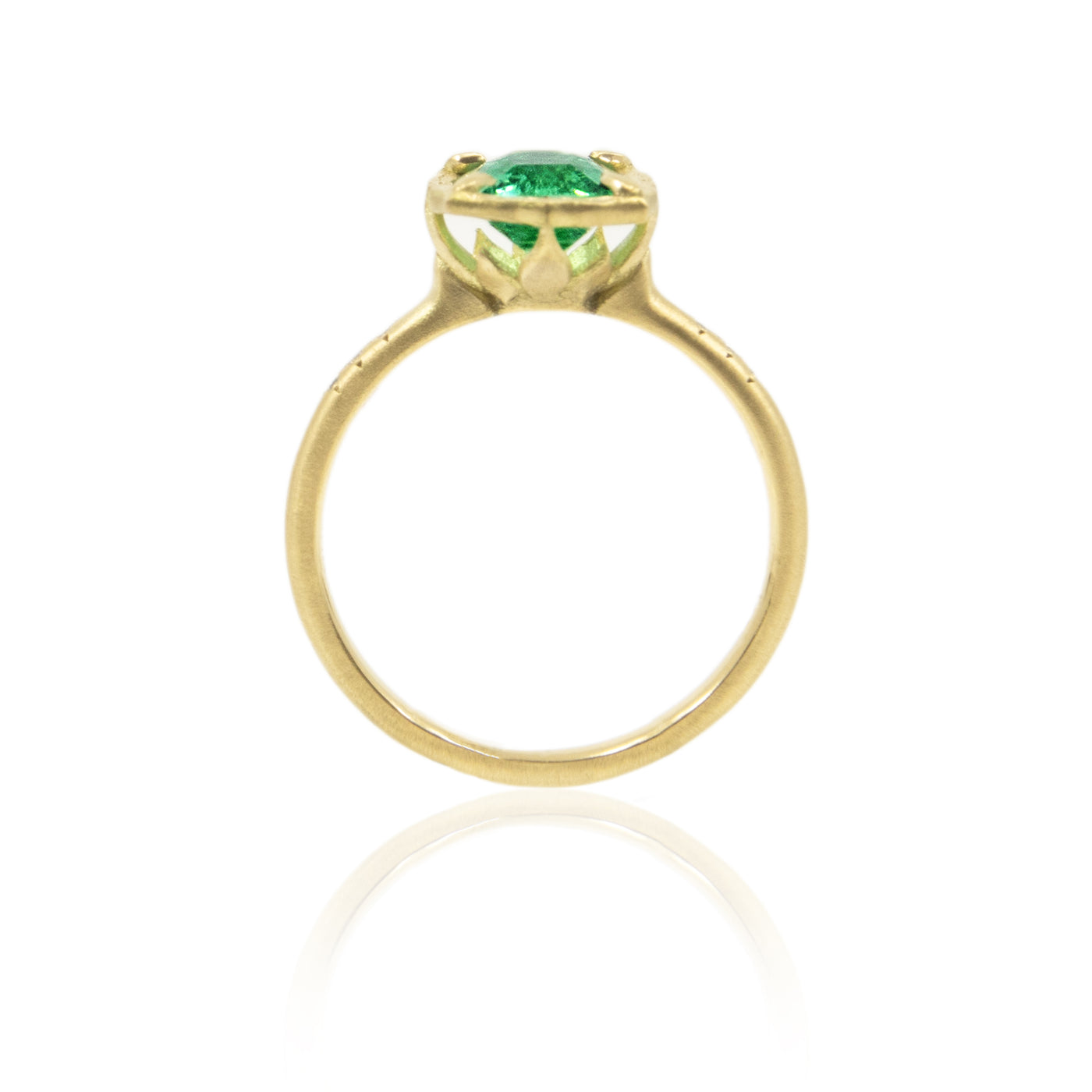 Cushion Lotus Ring