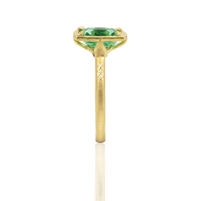 Cushion Lotus Ring