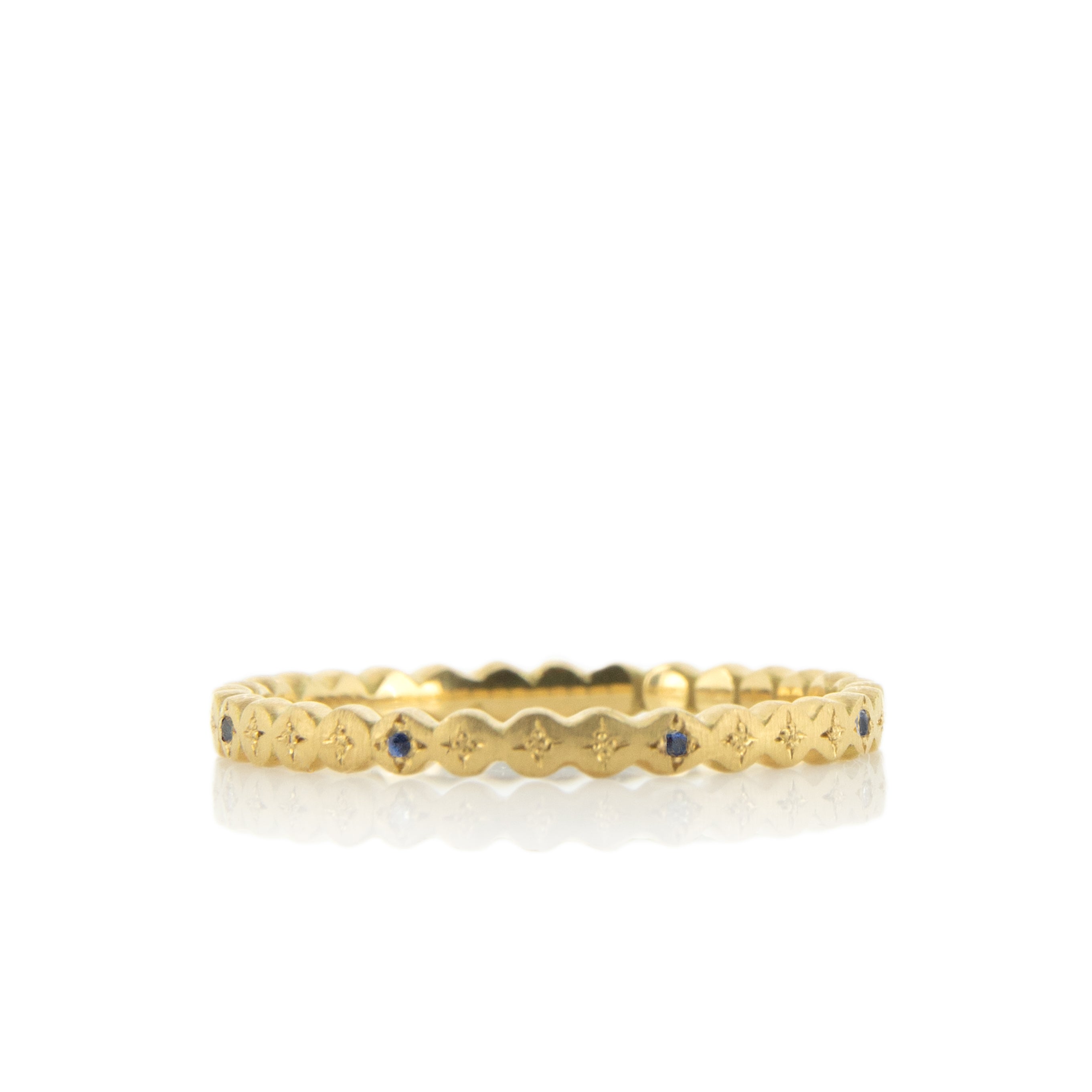 Sapphire River Rocks Thin Band