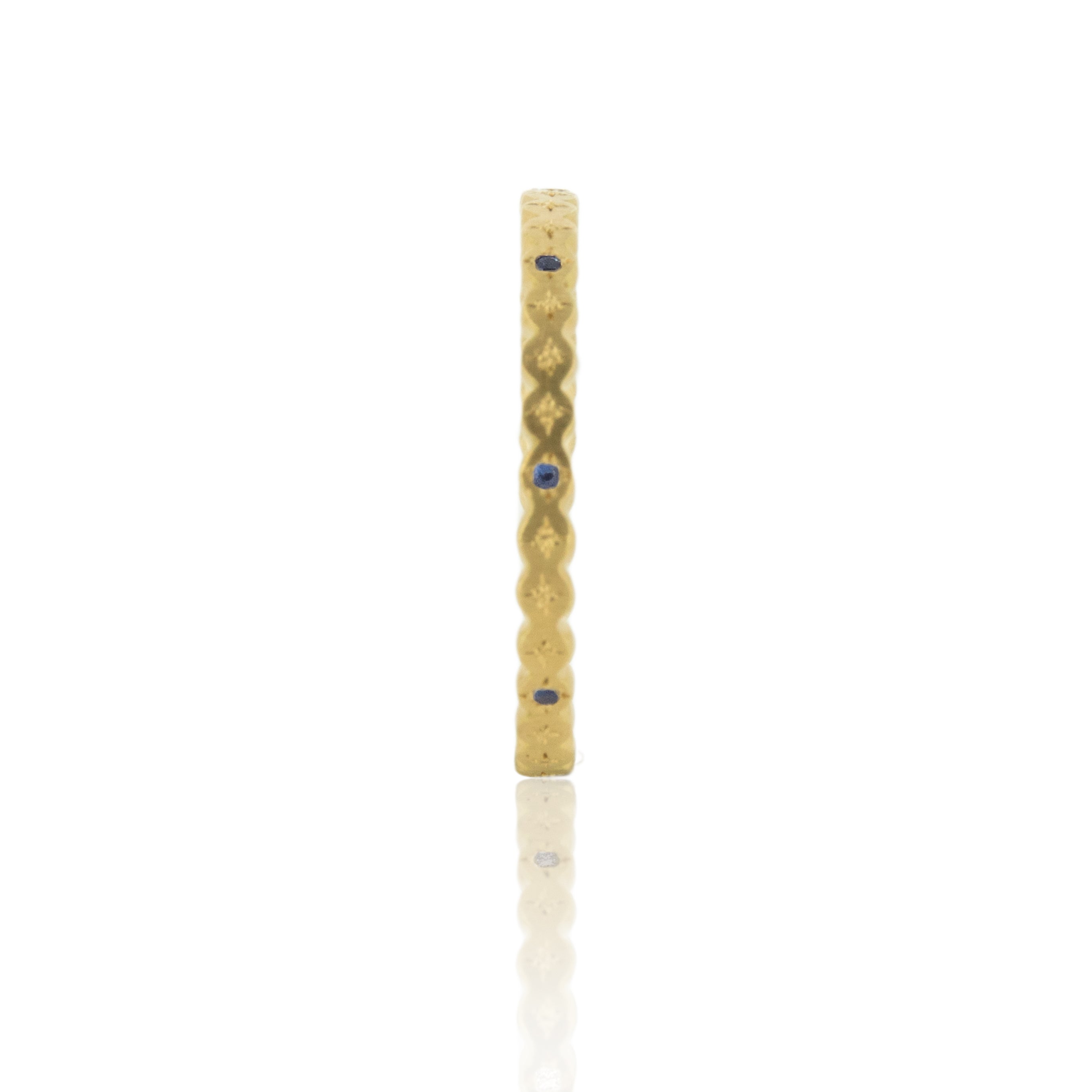 Sapphire River Rocks Thin Band