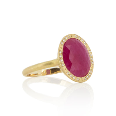 Ruby Basket Ring