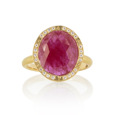 Ruby Basket Ring