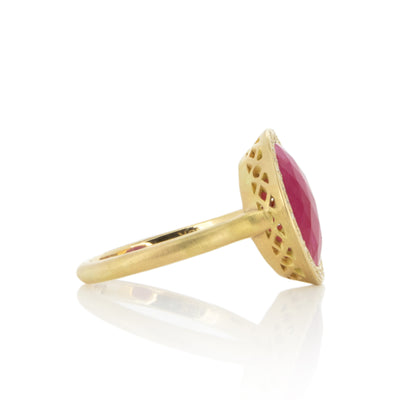 Ruby Basket Ring