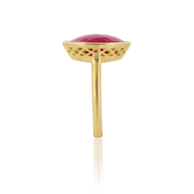 Ruby Basket Ring