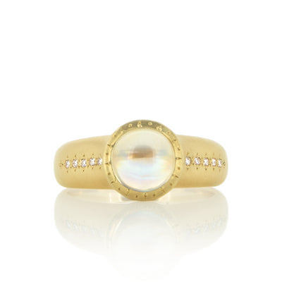 Moonstone Tapered Ring