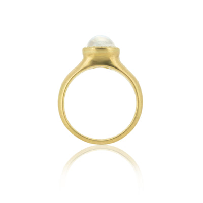 Moonstone Tapered Ring