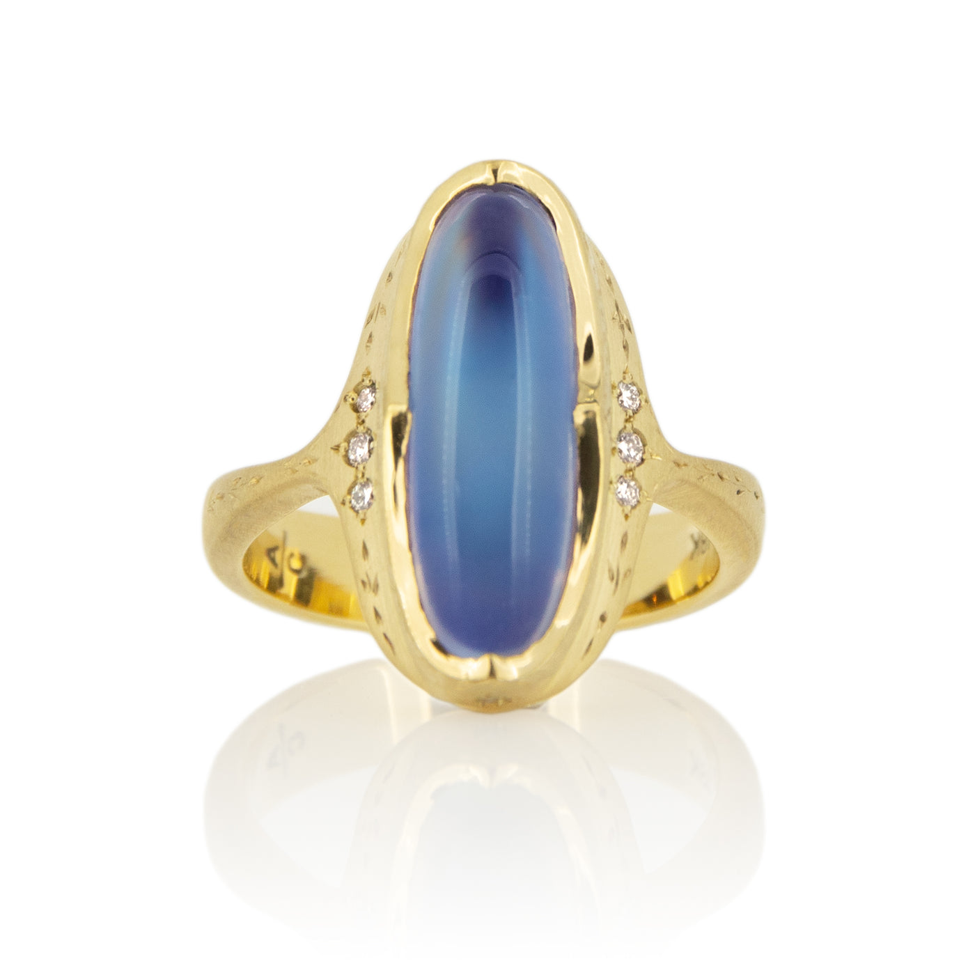 Long Oval Moonstone