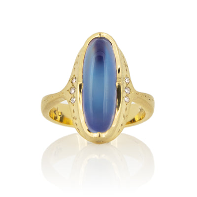 Long Oval Moonstone