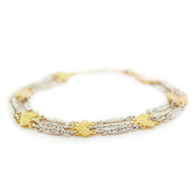 Triple Long Link Bracelet