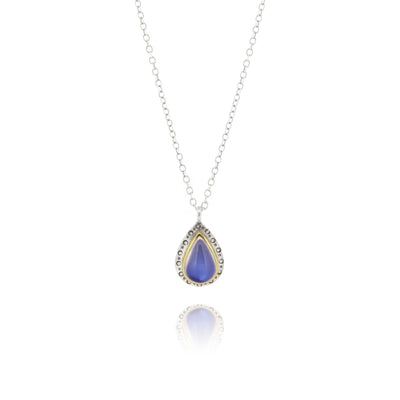 TWO TONE MOONSTONE PENDANT