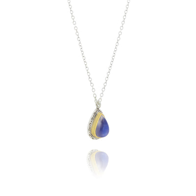 TWO TONE MOONSTONE PENDANT