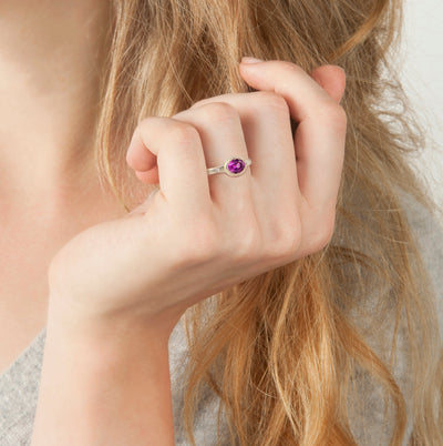 Etched Oval Ring