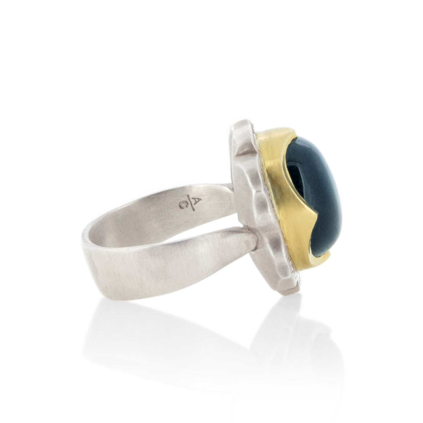 Two-Tone Labradorite Ring