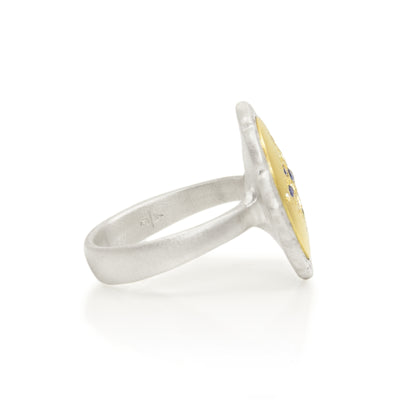 Oval Scallop Edge Ring