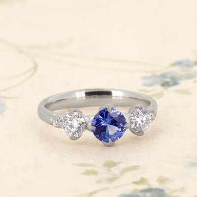 Prong Set Three-Stone Ring