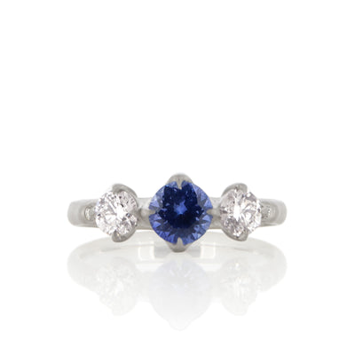 Prong Set Three-Stone Ring