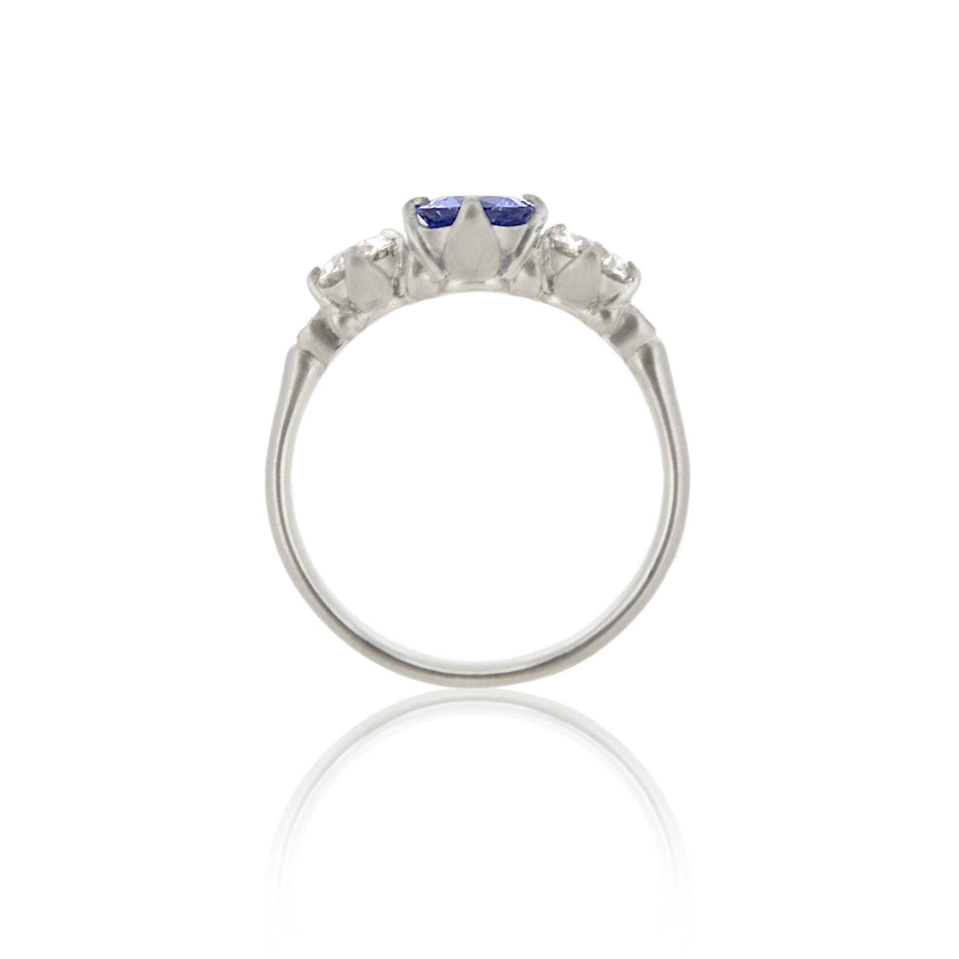 Prong Set Three-Stone Ring