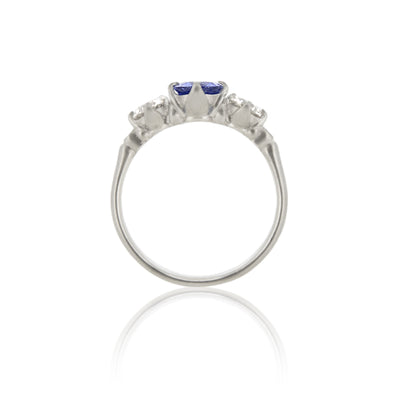 Prong Set Three-Stone Ring