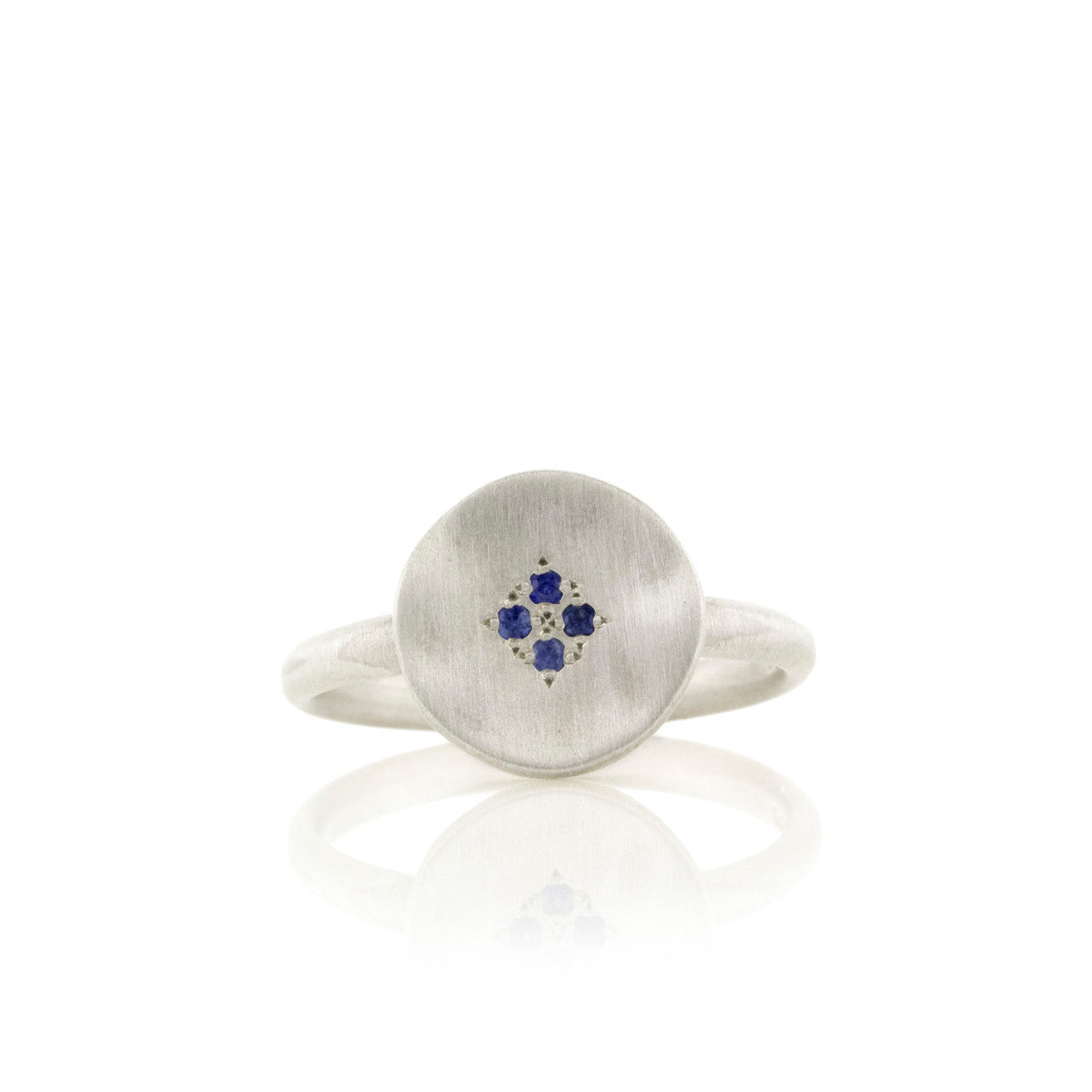 Silver Four Star Wave Ring | Adel Chefridi