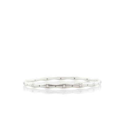 Wavy Stepping Stone Bangle