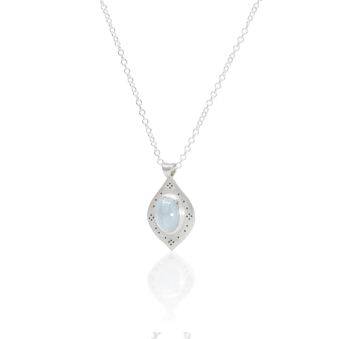 Oval Drops of Happiness with Engraving