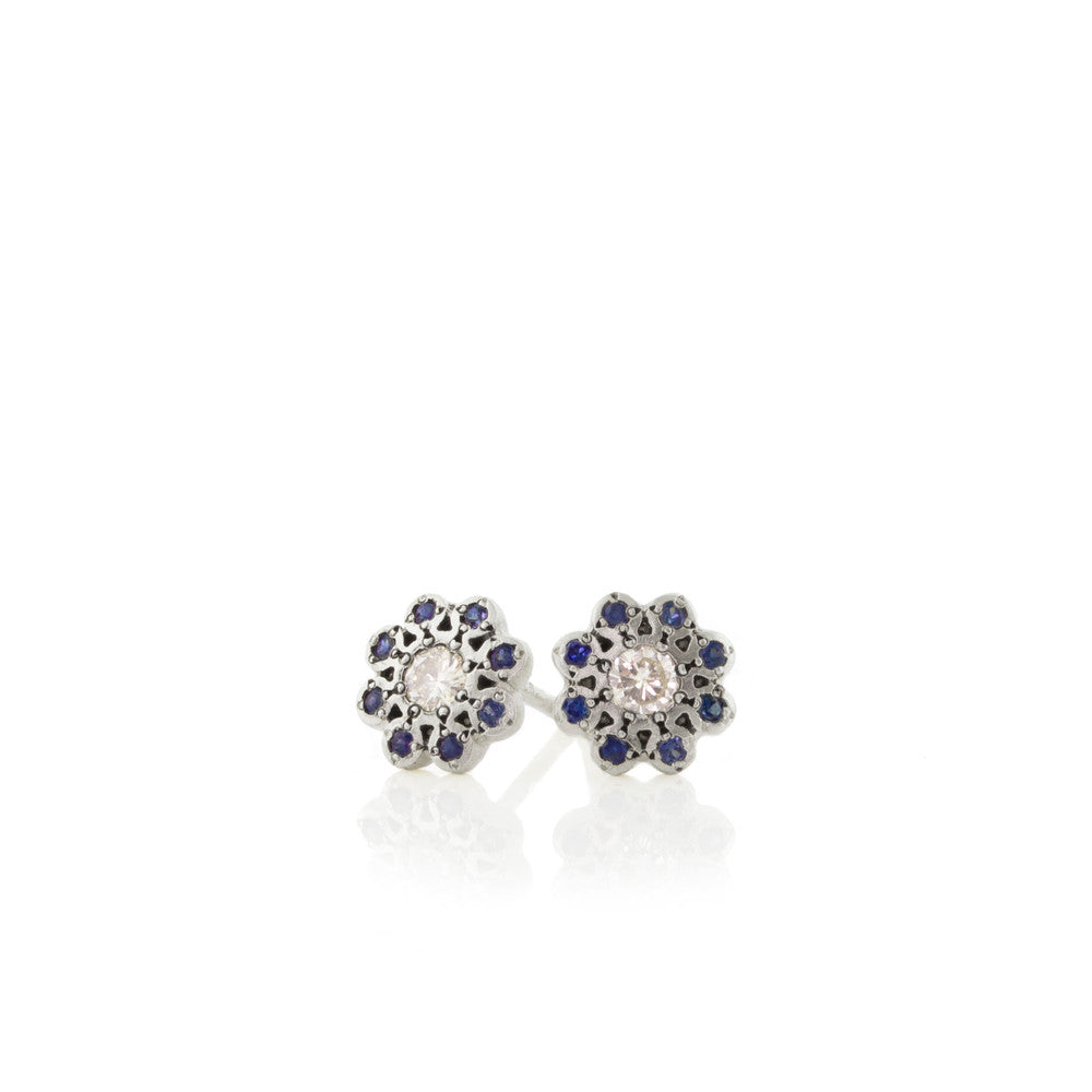 Moonflower Charm Studs