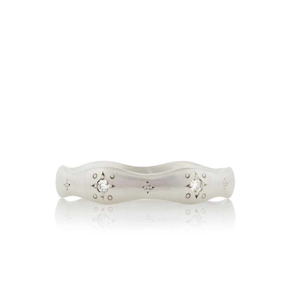 Etched Wavy Band