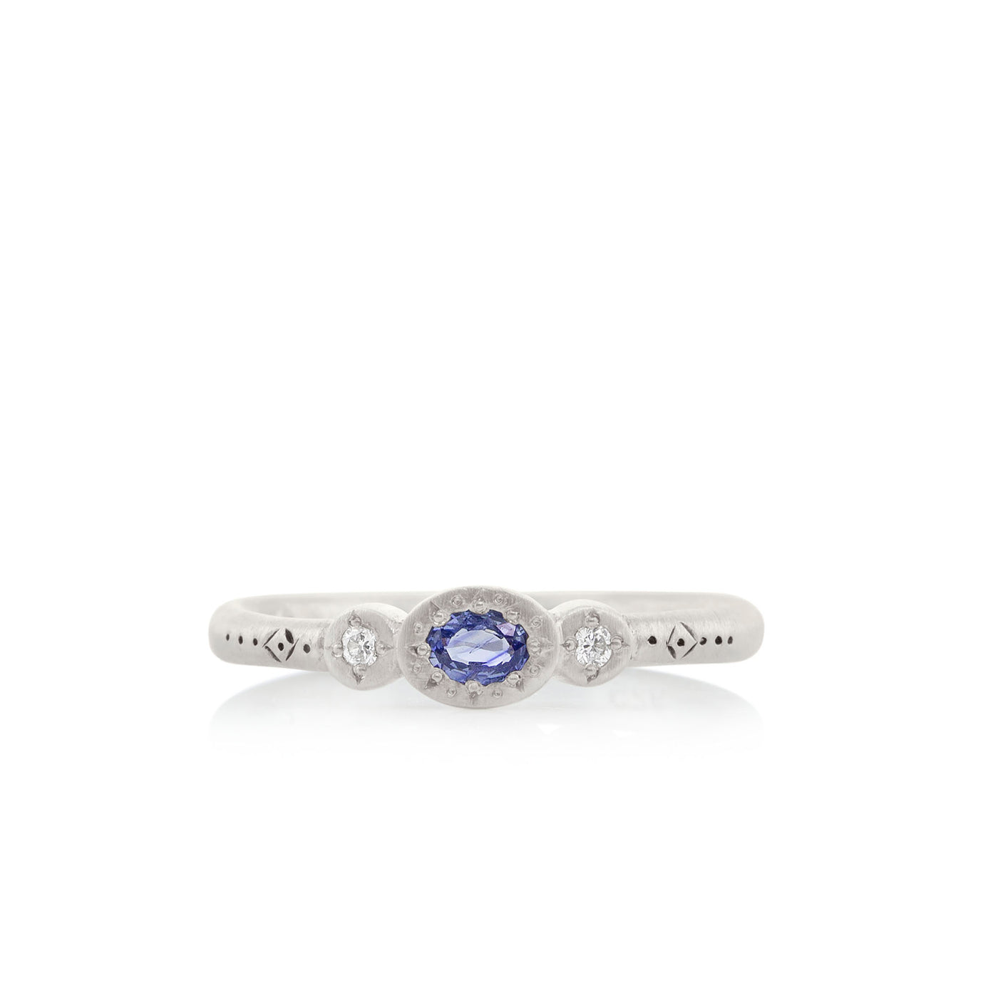 Oval & Round Charm Ring
