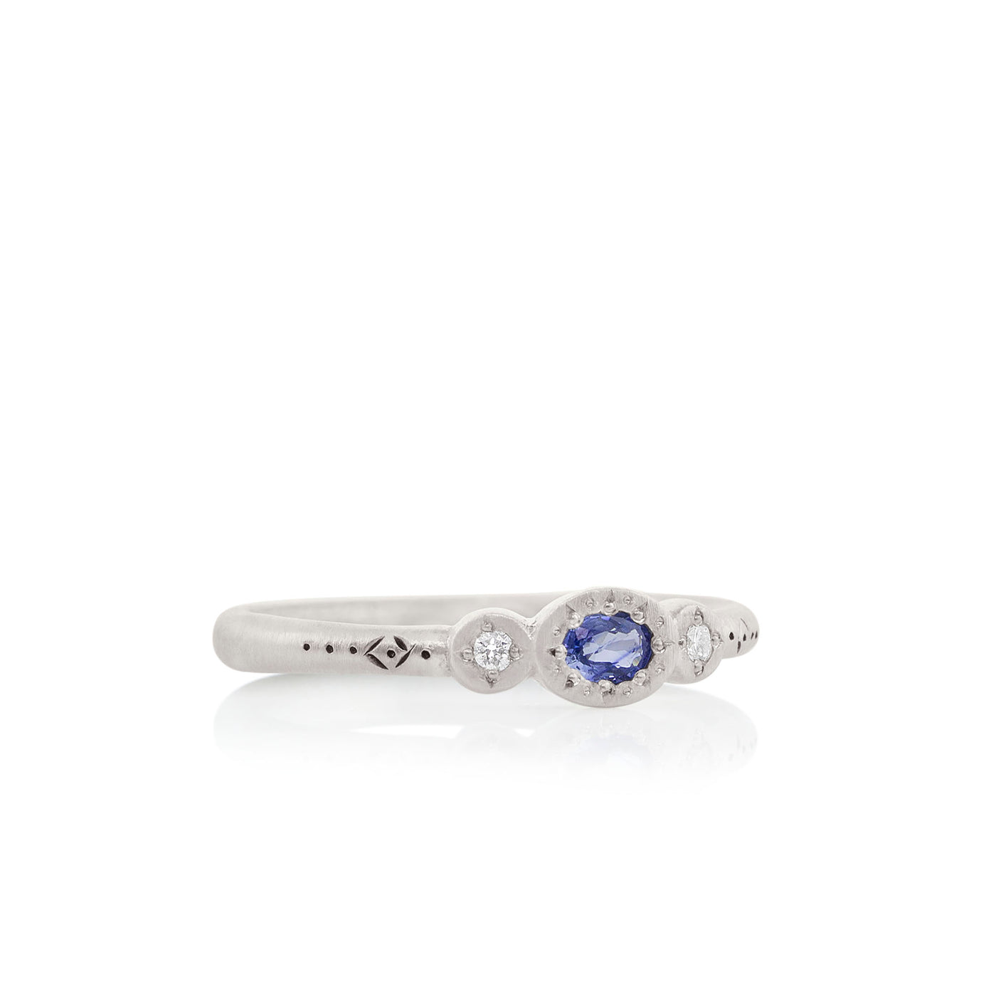 Oval & Round Charm Ring