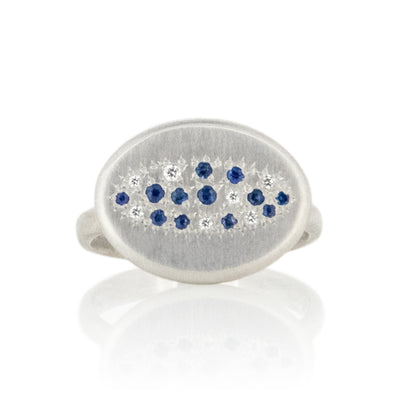 Silver Tidal Pool Ring