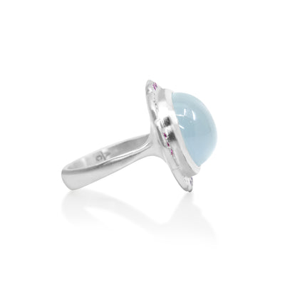 Scallop Edge Ring with Engraving